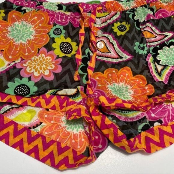 VERA BRADLEY Paisley Floral Print Lounge Shorts - Picture 4 of 8